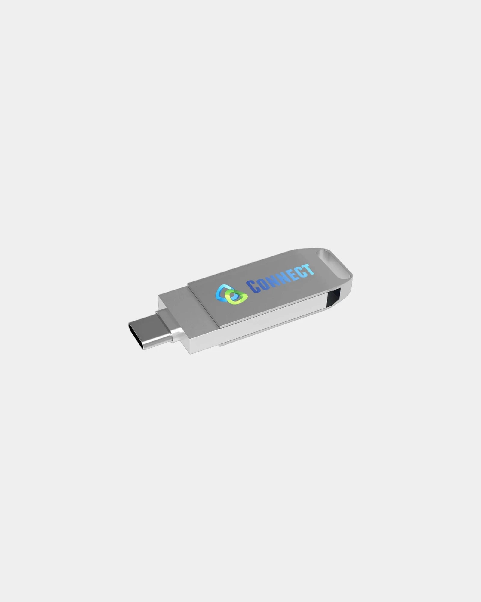 Clé USB Dual Twister-C 3.0 métal à personnaliser - 1